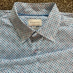 Men’s Bugatti long sleeved easy care shirt